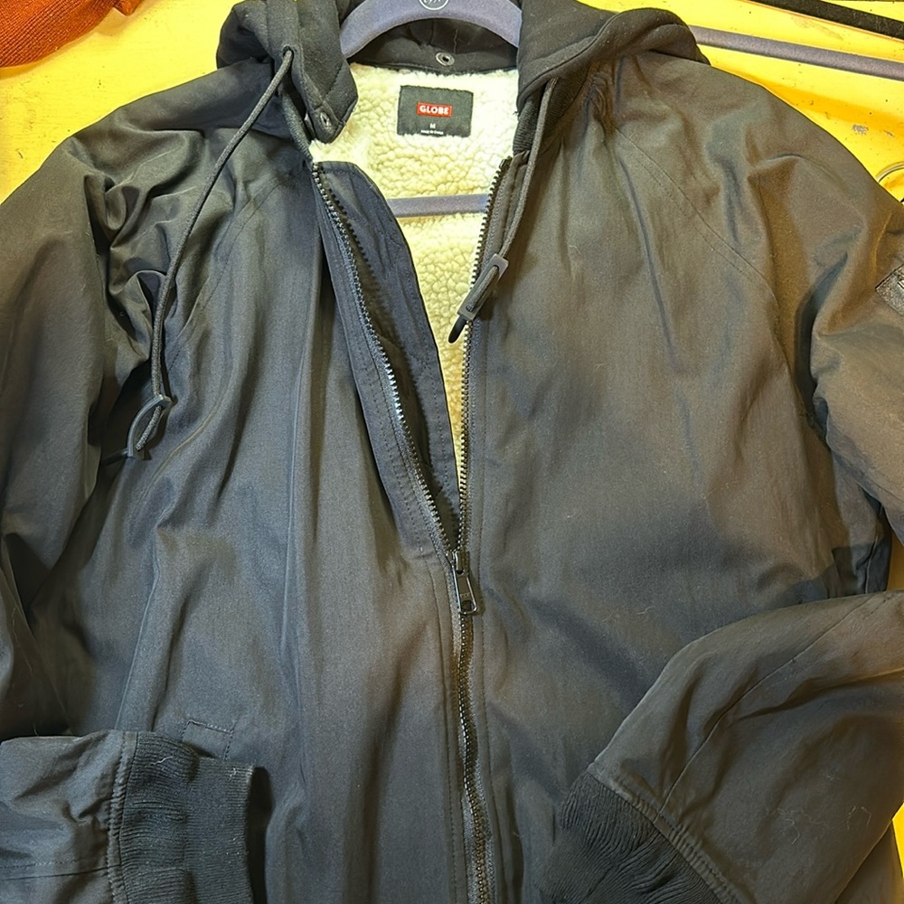 Sherpa lined warm jacket
